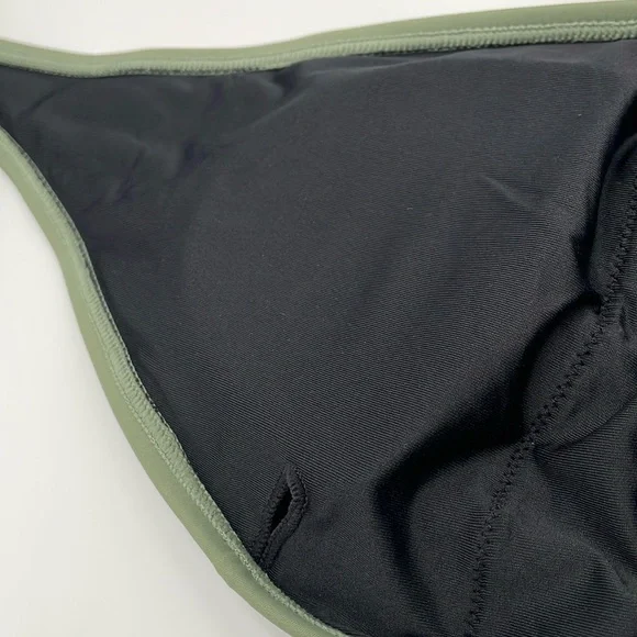 CUPSHE One‎ Piece Swimsuit Deep V Neck Self Tied Belt Bathing Suit - M - Picture 8 of 11